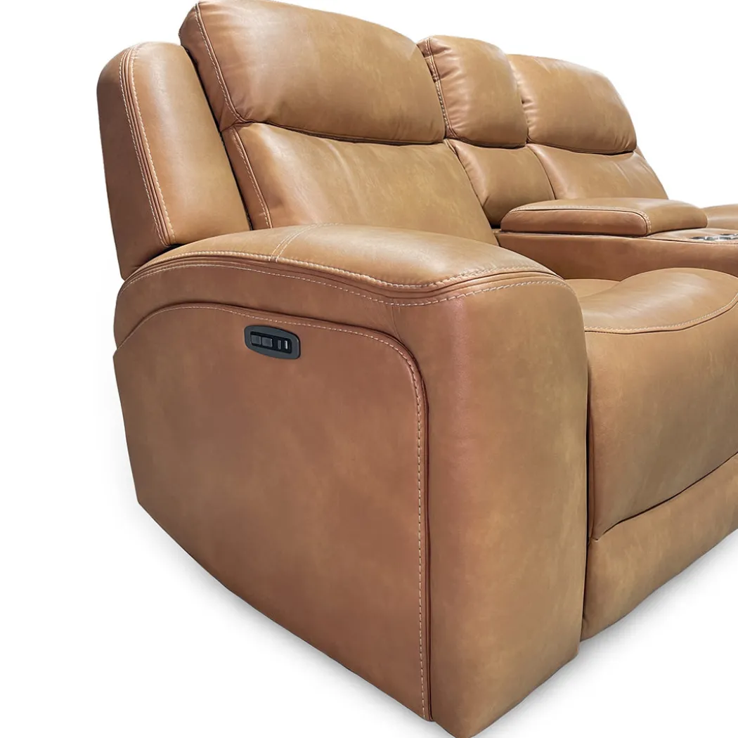 Reno Power Reclining Loveseat with Console