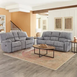 Rhino Rocking Loveseat with Console