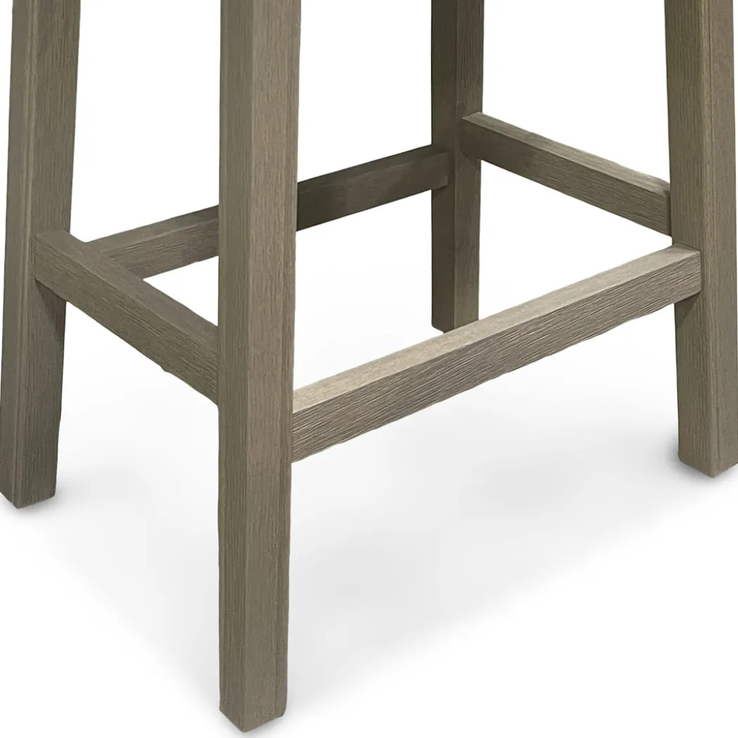 Rylan Upholstered Stool - Gray