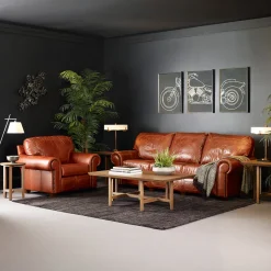 Santa Fe Leather Sofa