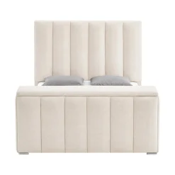 Serenity Upholstered Bed with Speakers