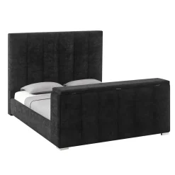 Serenity Upholstered Bed with Speakers