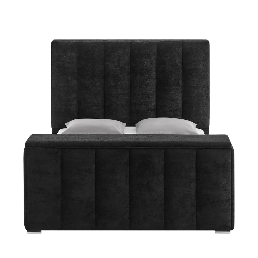 Serenity Upholstered Bed with Speakers