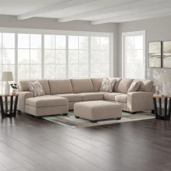 Seyler Sectional Left Chaise with Ottoman