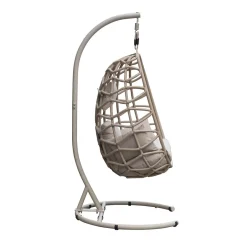 Single Basket Rope Chair