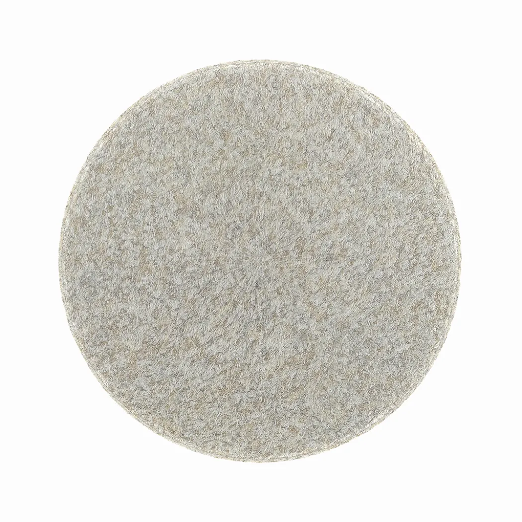 Small Round Ottoman with Casters