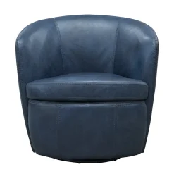 SoHo Leather Swivel Chair