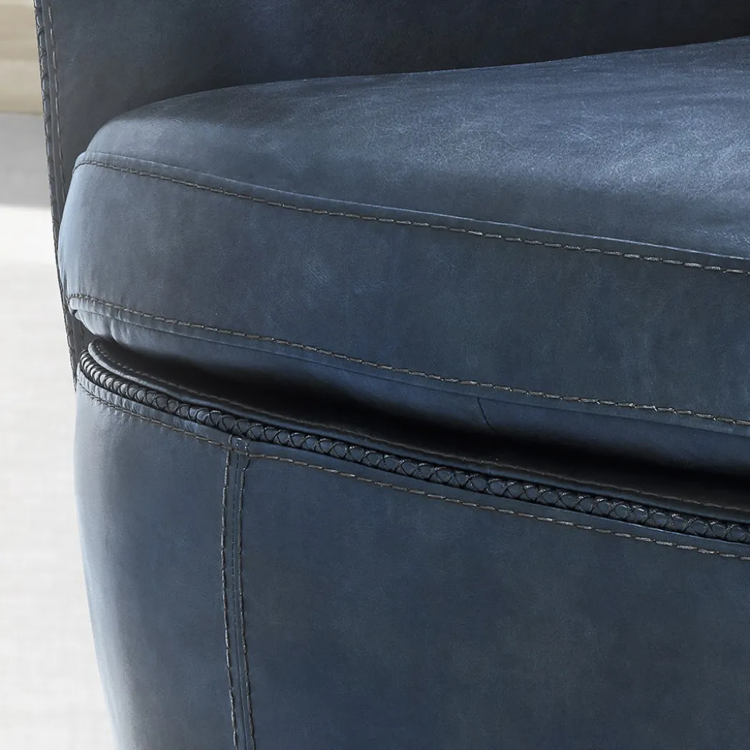 SoHo Leather Swivel Chair
