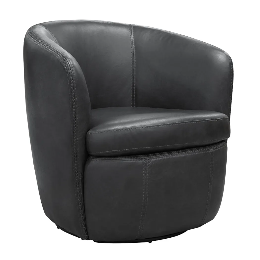 SoHo Leather Swivel Chair