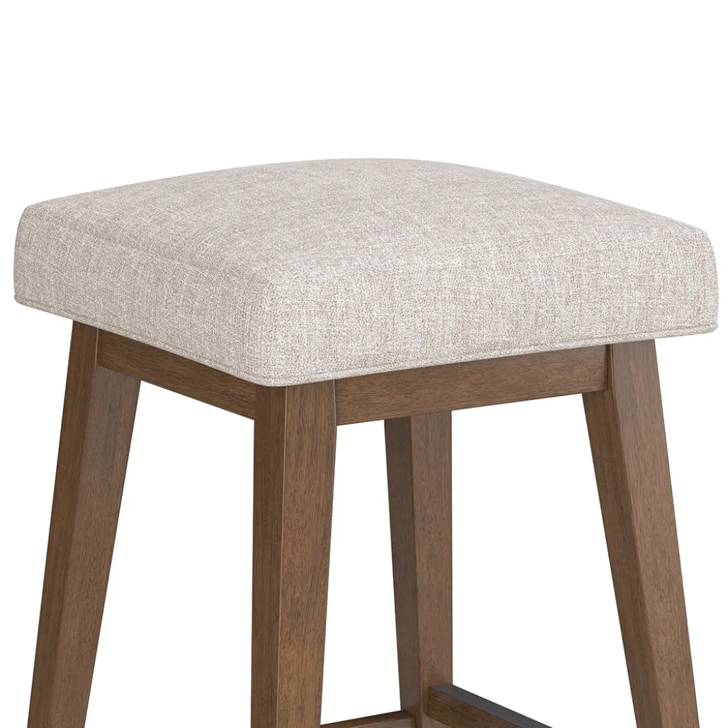 Square Bar Stool - Beige