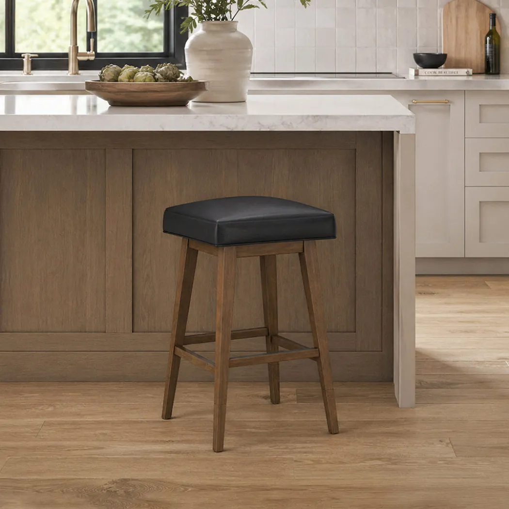 Square Bar Stool - Black