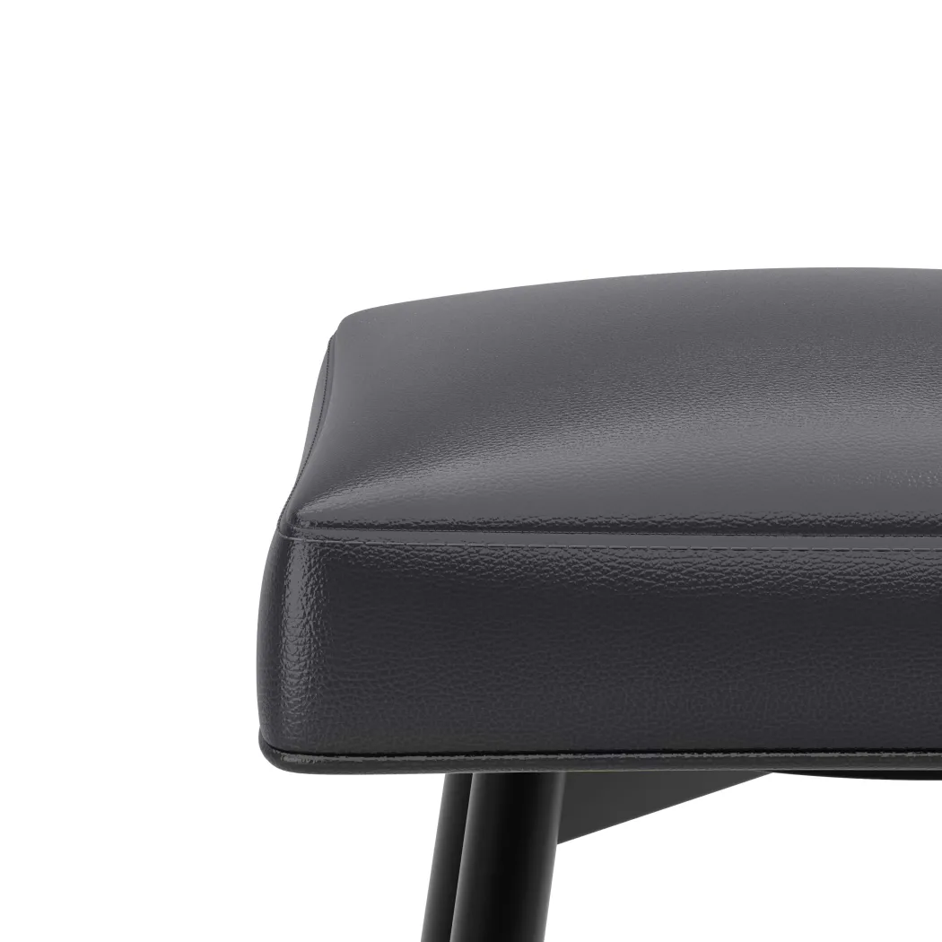 Square Bar Stool - Black