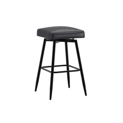 Square Bar Stool - Black