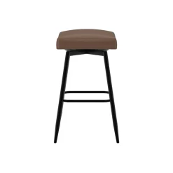 Square Bar Stool - Brown