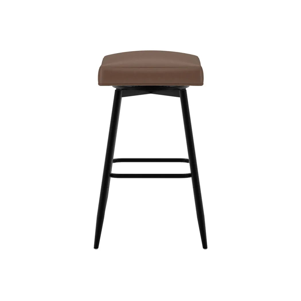 Square Bar Stool - Brown