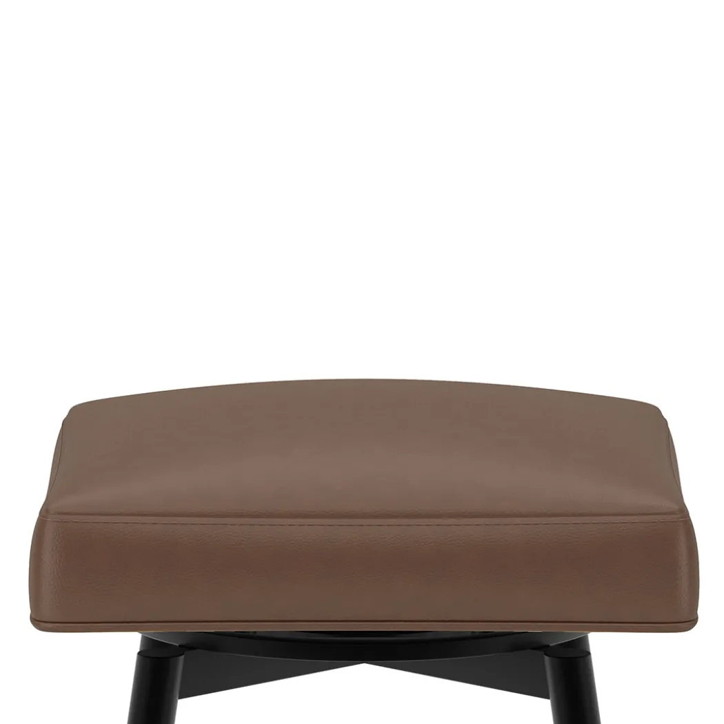 Square Bar Stool - Brown
