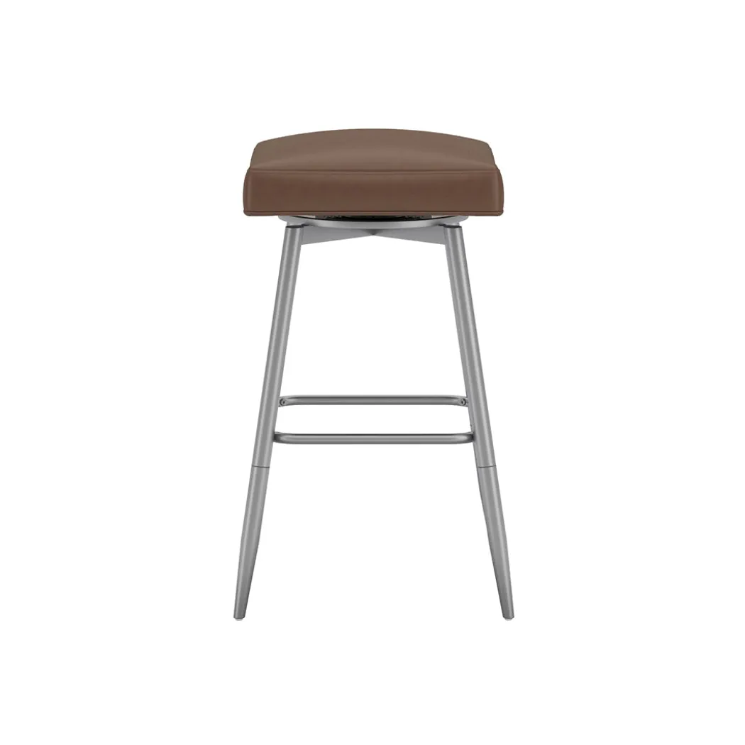 Square Bar Stool - Brown
