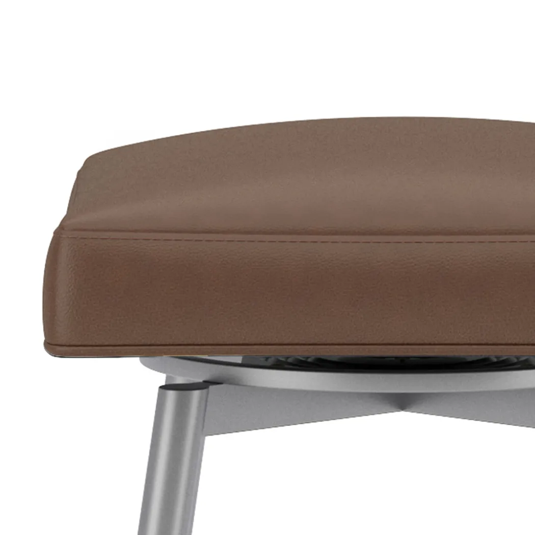 Square Bar Stool - Brown