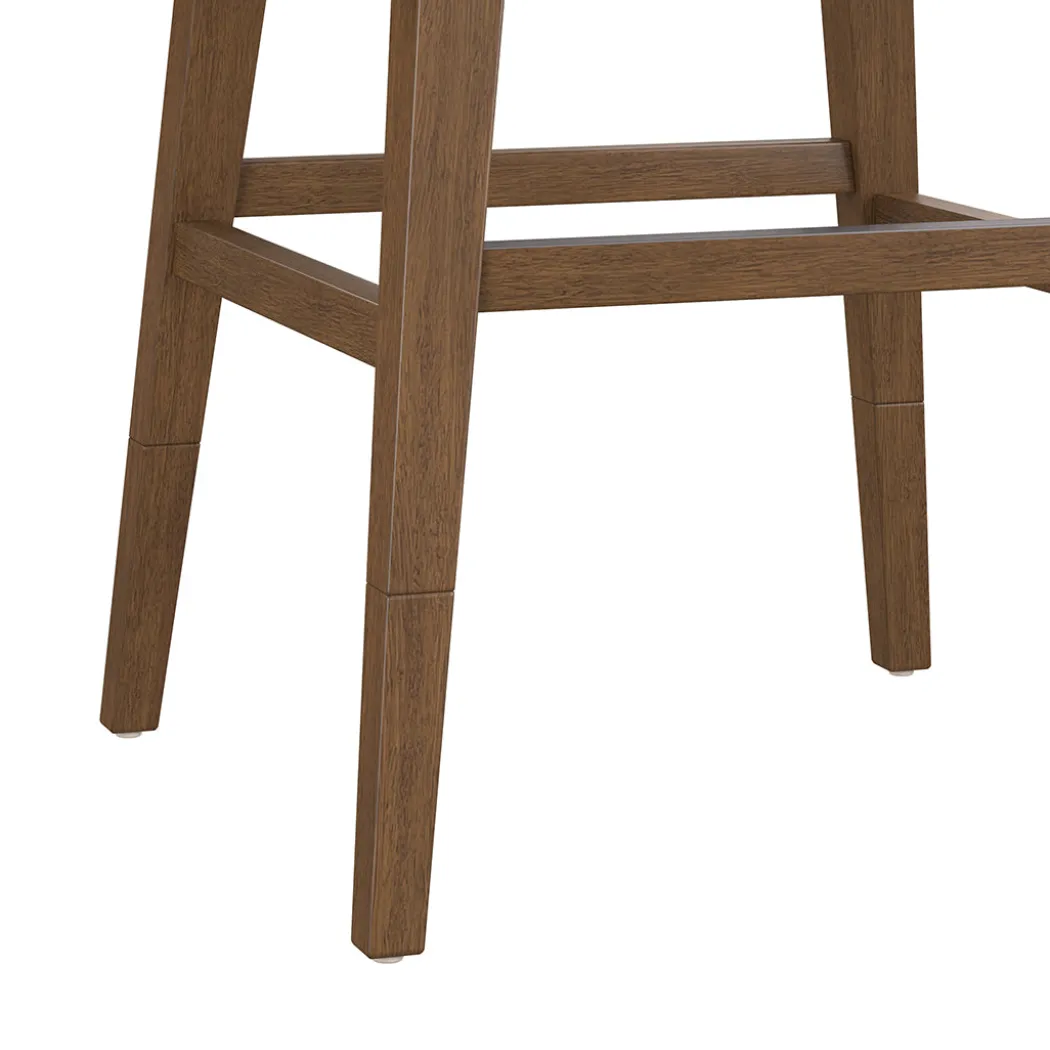 Square Bar Stool - Brown