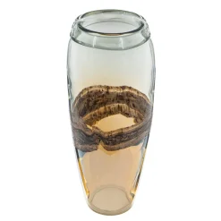 Tall Artisan Glass Vase