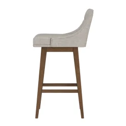 Tapered Bar Stool - Beige