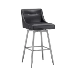 Tapered Bar Stool - Black