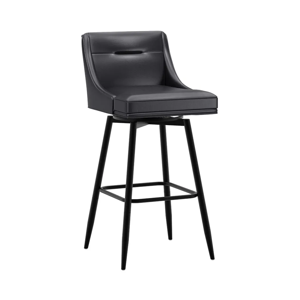 Tapered Bar Stool - Black