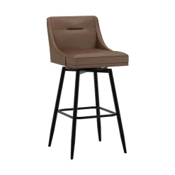 Tapered Bar Stool - Brown