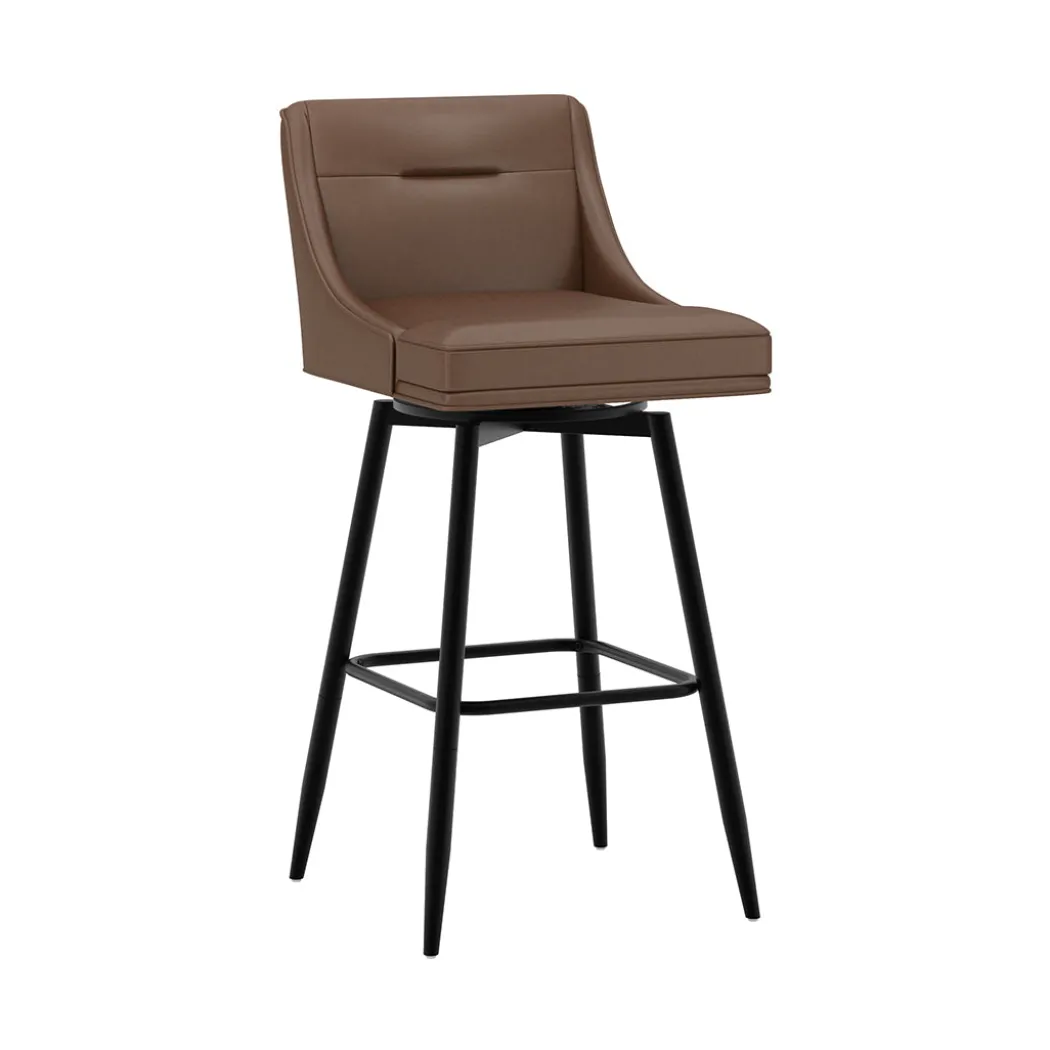 Tapered Bar Stool - Brown
