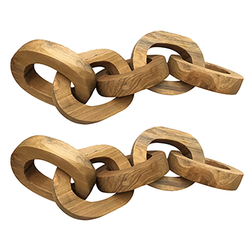 Teak Chains (Set of 2)