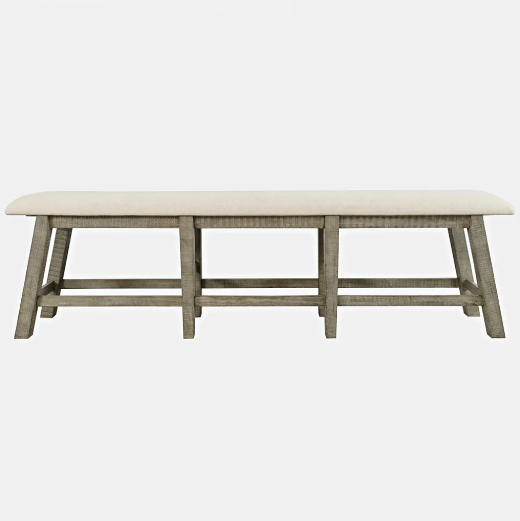 Telluride Driftwood Counter Bench