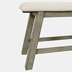 Telluride Driftwood Counter Bench