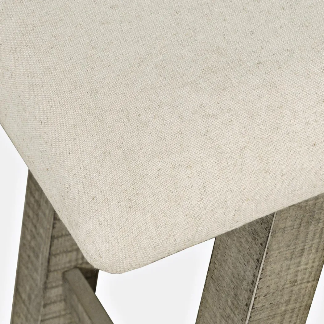 Telluride Driftwood Counter Bench