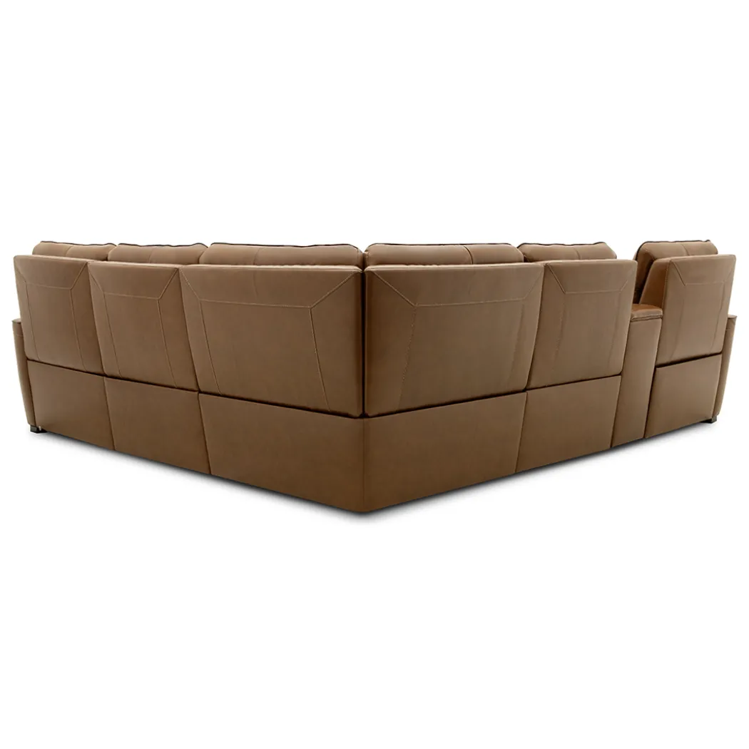Tribeca Leather Power Reclining Sectional