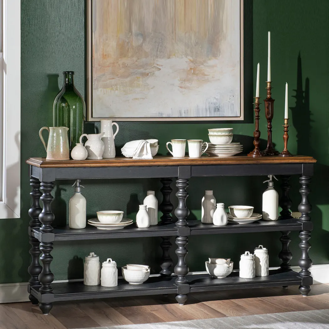 Vintage Market Bobbin Console Table