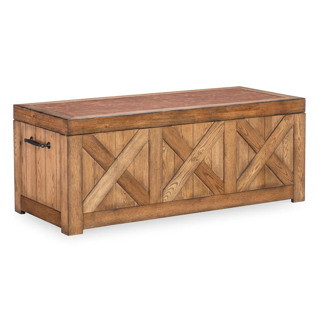 Vintage Market Captains Trunk Cocktail Table
