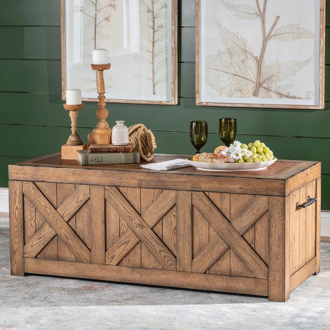Vintage Market Captains Trunk Cocktail Table