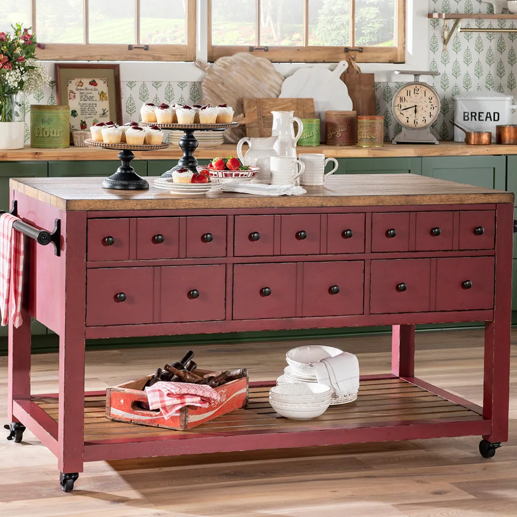 Vintage Market Kitchen Island