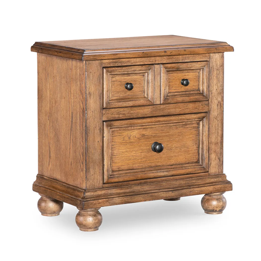 Vintage Market Nightstand - Brown