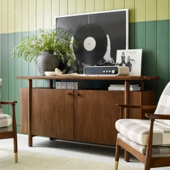 Walnut Grove Credenza - Stone Top