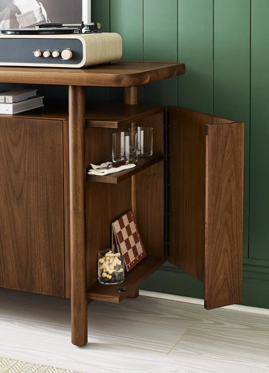 Walnut Grove Credenza - Stone Top