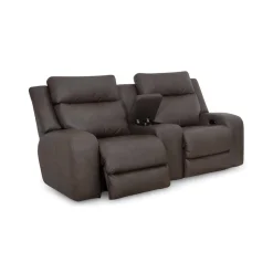 Wilson Power Reclining Console Loveseat with Massage