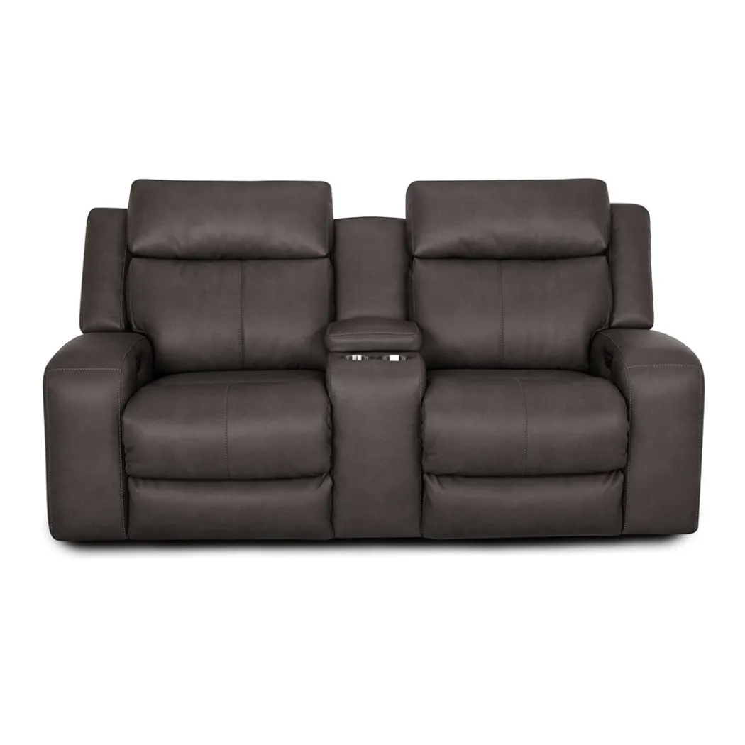Wilson Power Reclining Console Loveseat with Massage