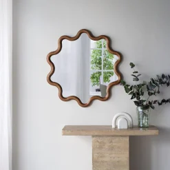 Wooden Wall Mirror