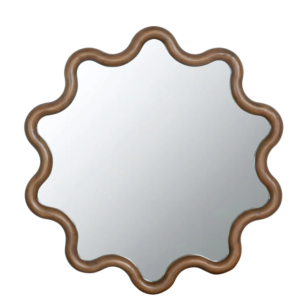 Wooden Wall Mirror
