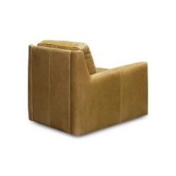 York Leather Swivel Chair