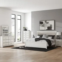 Zuraleus Upholstered Panel Bed