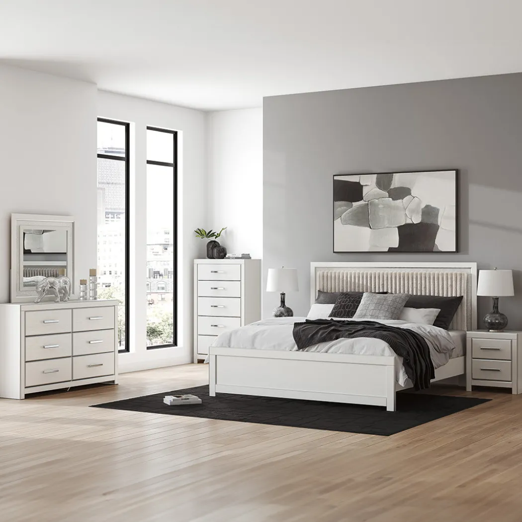 Zuraleus Upholstered Panel Bed
